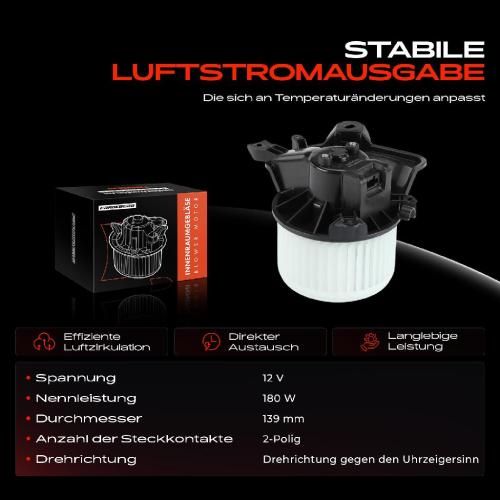 Frankberg 1x Gebläsemotor Innenraumgebläse für Opel Corsa S07 Citroën Nemo Peugeot Fiat Doblo Bild Frankberg 1x Gebläsemotor Innenraumgebläse für Opel Corsa S07 Citroën Nemo Peugeot Fiat Doblo