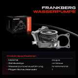 1x Wasserpumpe Kühlwasserpumpe für Citroën Jumper Peugeot Boxer Fiat Ducato 250 3.0L