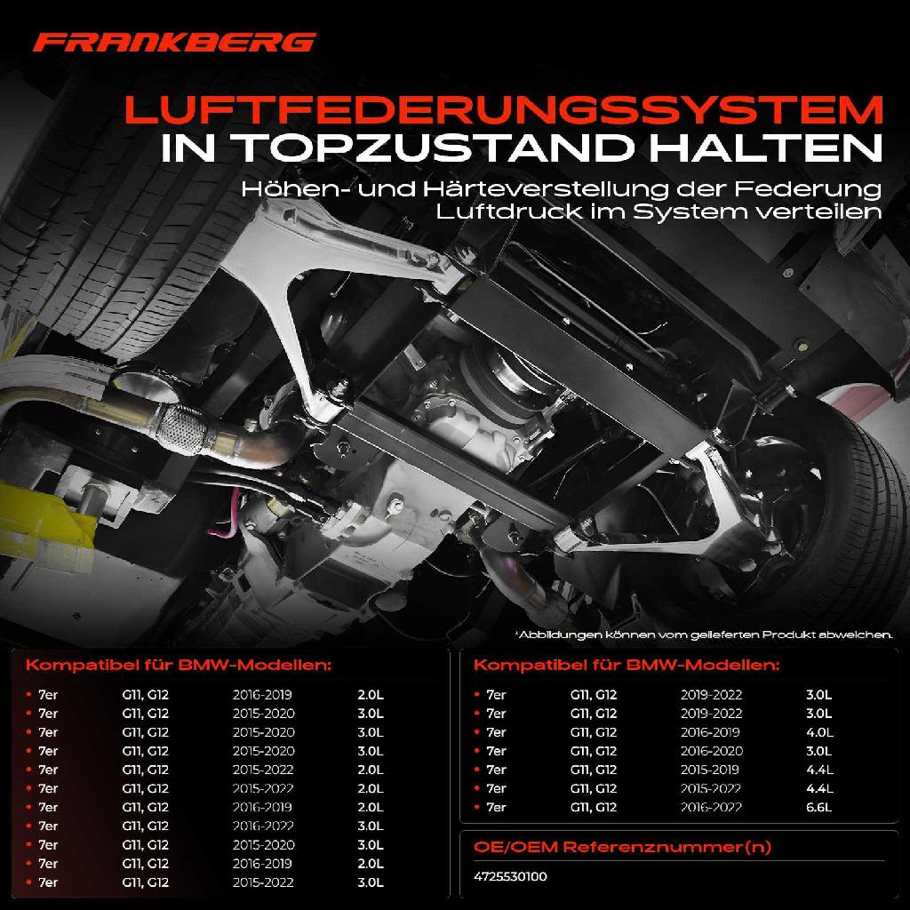 1x Luftfederung Ventilblock für BMW G11 G12 725 730 740 745 750 760