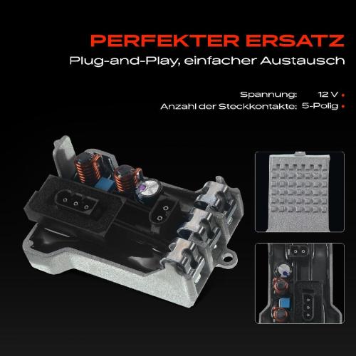 1x Widerstand Vorwiderstand Gebläsemotor für BMW 7er E65 E66 E67 730 735 740 745 750 760 Bild 1x Widerstand Vorwiderstand Gebläsemotor für BMW 7er E65 E66 E67 730 735 740 745 750 760