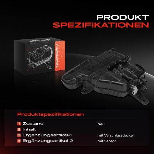 Frankberg 1x Ausgleichsbehälter Kühlmittelbehälter für BMW 5 F10 530i Baujahr 2010-2013 Bild Frankberg 1x Ausgleichsbehälter Kühlmittelbehälter für BMW 5 F10 530i Baujahr 2010-2013