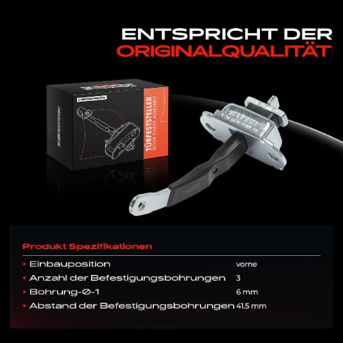 1x Türfeststeller Türfangband Türstopper Vorne für Toyota Hilux VI Pick-up N1 1997-2005 Bild 1x Türfeststeller Türfangband Türstopper Vorne für Toyota Hilux VI Pick-up N1 1997-2005