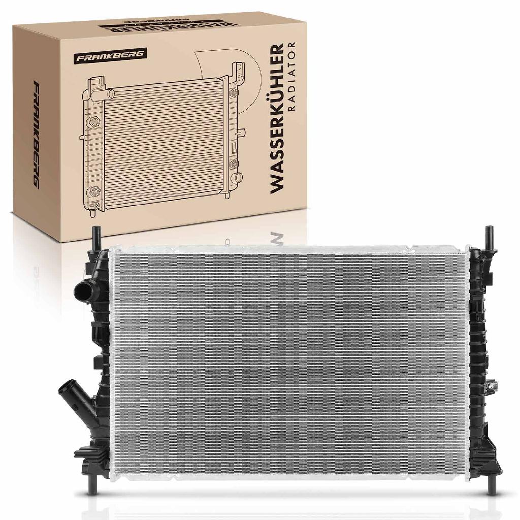 Frankberg 1x Kühler Wasserkühler Motorkühler für Ford Fiesta V JD JH Fusion JU