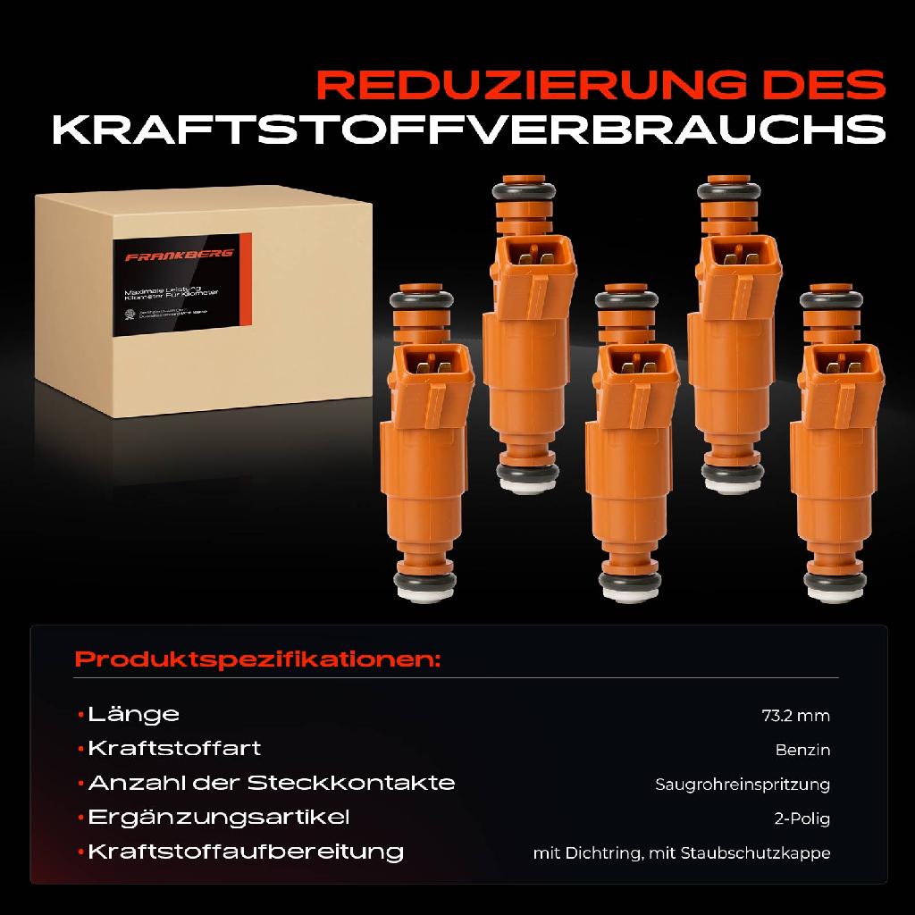 5x Einspritzventil Einspritzdüse für Volvo C70 I S60 I S70 S80 I V70 I II XC70 XC90 I