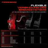 2x Bremsschlauch Bremsschläuche Vorne für Lexus GS S19 Toyota Avensis T22