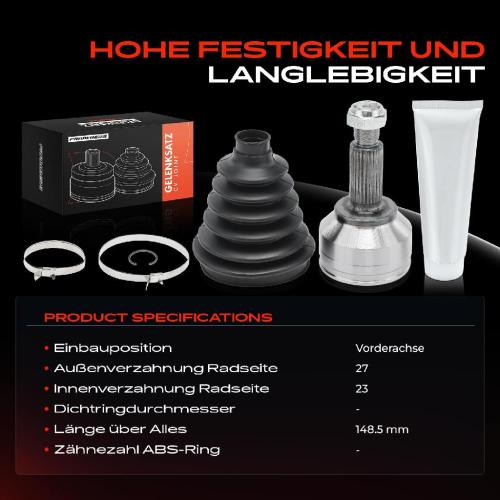 1x Antriebswelle Gelenksatz Vorderachse für Ford Mondeo III B5Y B4Y BWY 1.8L 2.0L Bild 1x Antriebswelle Gelenksatz Vorderachse für Ford Mondeo III B5Y B4Y BWY 1.8L 2.0L
