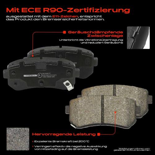 4x Bremsbeläge Hinterachse für Hyundai Accent III Stufenheck i20 i30 Kombi iX35 Sonata V KIA Cee'D Bild 4x Bremsbeläge Hinterachse für Hyundai Accent III Stufenheck i20 i30 Kombi iX35 Sonata V KIA Cee'D