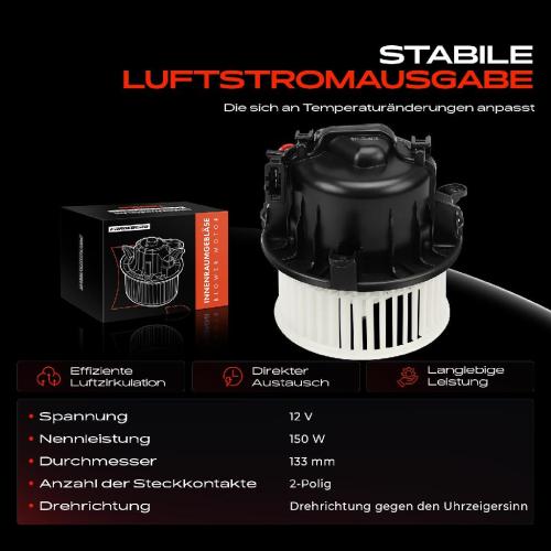 Frankberg 1x Gebläsemotor Innenraumgebläse für VW Polo AE1 AW1 BZ1 Taigo Seat Ibiza V KJ Arona Bild Frankberg 1x Gebläsemotor Innenraumgebläse für VW Polo AE1 AW1 BZ1 Taigo Seat Ibiza V KJ Arona
