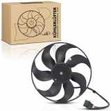 Frankberg 1x Motorkühller Einfachlüfter ohne Kühlerlüfterrahmen VW Golf IV 1J Polo Audi A3 8L TT Seat