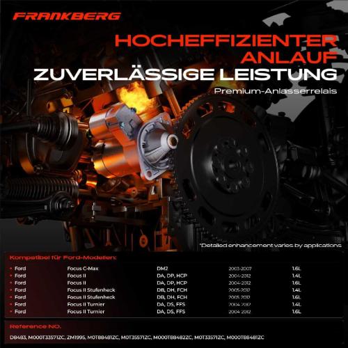 1x Magnetschalter Starter für Ford Focus 2 Turnier Focus C-Max DM2 1.4L 1.6L Bild 1x Magnetschalter Starter für Ford Focus 2 Turnier Focus C-Max DM2 1.4L 1.6L