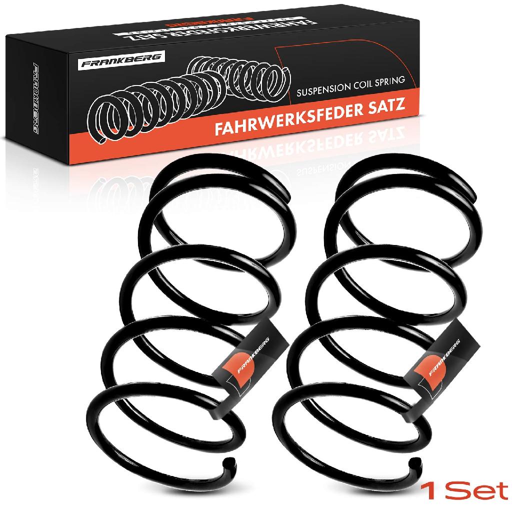 Frankberg 2x Fahrwerksfeder Vorderachse für Hyundai Tucson JM KIA Sportage JE KM 2.0L 2.7L 2004-2010