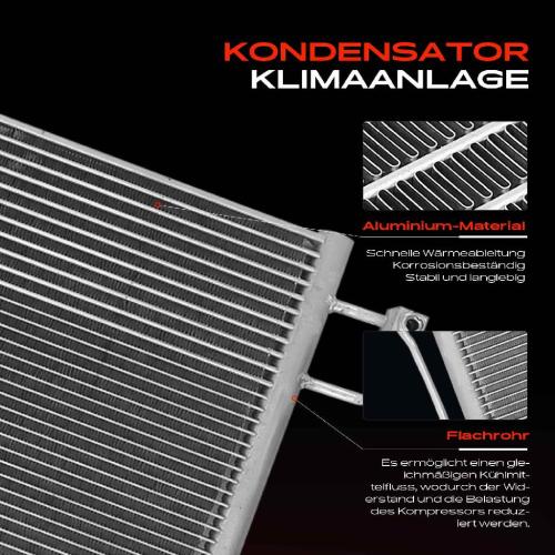 Frankberg 1x Kondensator Klimaanlage für Mercedes-Benz GL-Klasse X166 GLE Bild Frankberg 1x Kondensator Klimaanlage für Mercedes-Benz GL-Klasse X166 GLE