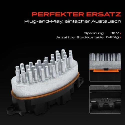 1x Widerstand Vorwiderstand Gebläsemotor für Ford Fiesta V Van JD JH Fusion JU Bild 1x Widerstand Vorwiderstand Gebläsemotor für Ford Fiesta V Van JD JH Fusion JU