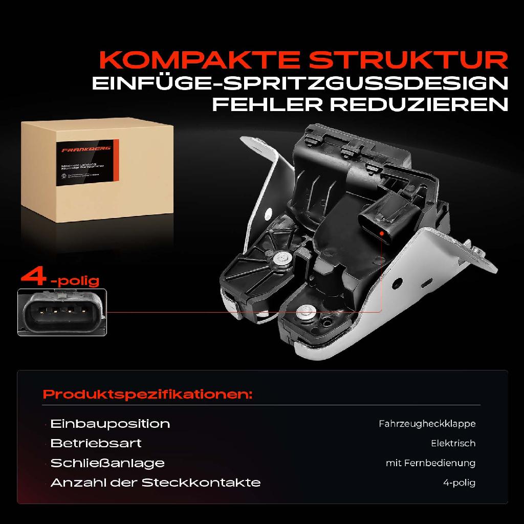 1x Heckklappenschloss für Mercedes-Benz W177 W247 S205 X117 S213 H243