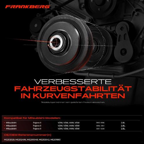 1x Riemenscheibe Kurbelwelle für Mitsubishi Lancer VII Lancer VII Station Wagon Bild 1x Riemenscheibe Kurbelwelle für Mitsubishi Lancer VII Lancer VII Station Wagon