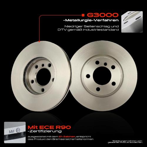 Frankberg 2x Bremsscheiben Vorderachse für MINI Mini Countryman Paceman R60 R61 1.6L 2010-2016 Bild Frankberg 2x Bremsscheiben Vorderachse für MINI Mini Countryman Paceman R60 R61 1.6L 2010-2016