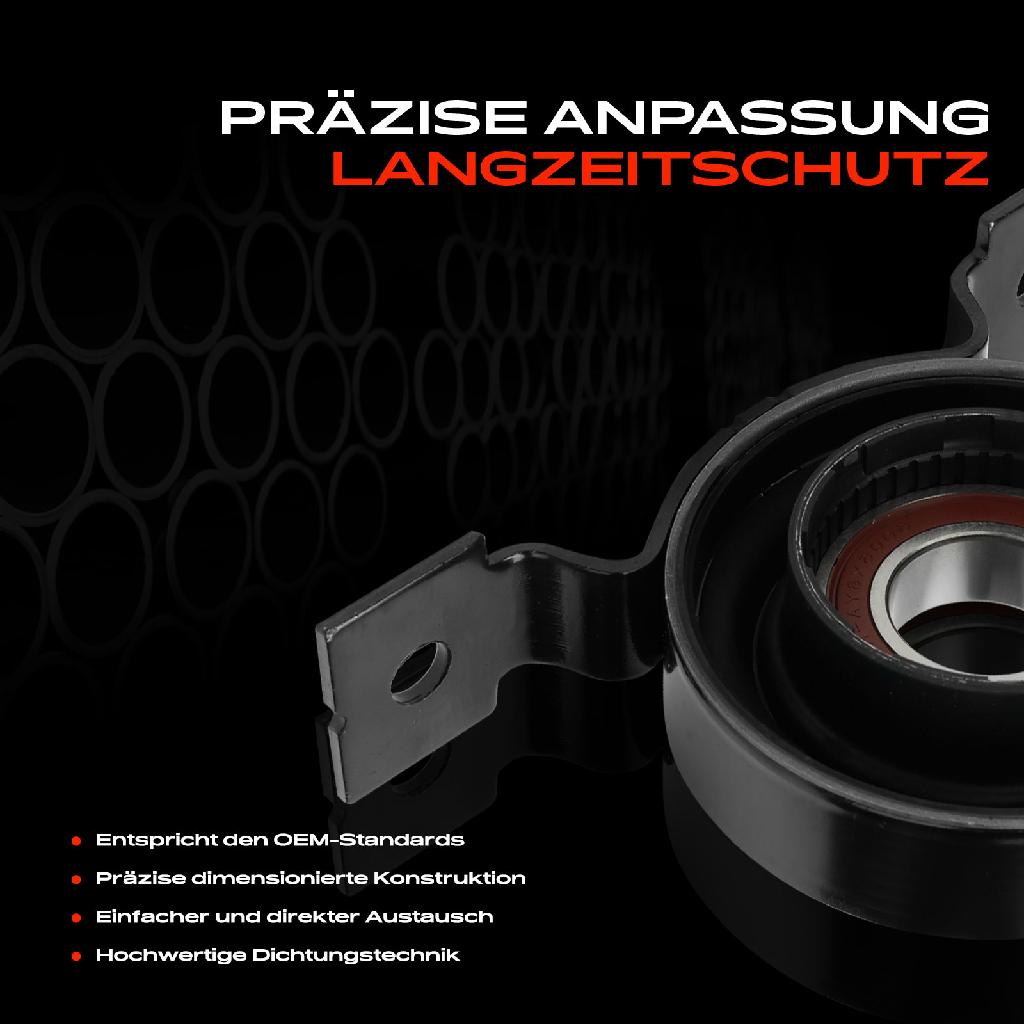 1x Lagerung Gelenkwelle Kardanwellenlager für Fiat Panda Kasten/Schrägheck 169