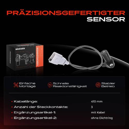 1x Kurbelwellensensor Impulsgeber für VW Touareg 7L Audi A6 4B2 A8 4E Q7 1998-2010 Bild 1x Kurbelwellensensor Impulsgeber für VW Touareg 7L Audi A6 4B2 A8 4E Q7 1998-2010