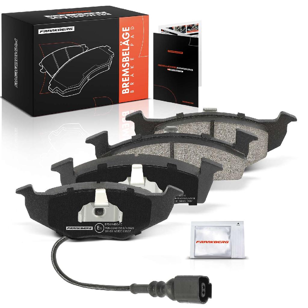 4x Bremsbeläge Vorderachse für VW Polo Van Kasten/Schrägheck Fox Schrägheck Lupo Seat Arosa Skoda Fabia I