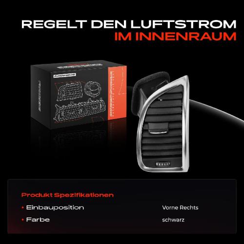 1x Luftdüse Armaturenbrett Vorne Rechts für Audi Q7 Van 4LB 2007-2015 Bild 1x Luftdüse Armaturenbrett Vorne Rechts für Audi Q7 Van 4LB 2007-2015