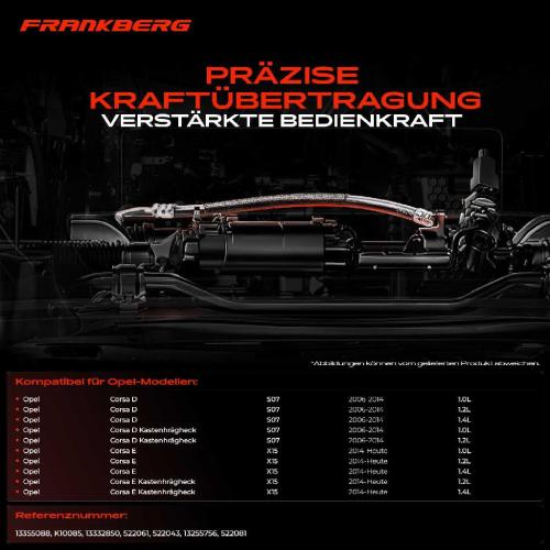 1x Seilzug Feststellbremse Hinterachse beidseitig für Opel Corsa D S07 Corsa E X15 Bild 1x Seilzug Feststellbremse Hinterachse beidseitig für Opel Corsa D S07 Corsa E X15