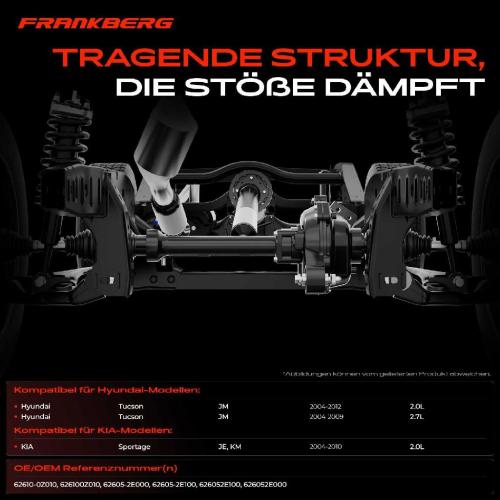 1x Achskörper Achsträger Motorträger Hinterachse für Hyundai Tucson JM KIA Sportage JE KM 2.0L Bild 1x Achskörper Achsträger Motorträger Hinterachse für Hyundai Tucson JM KIA Sportage JE KM 2.0L