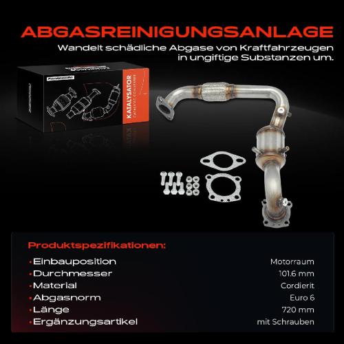 Frankberg 1x Katalysator für Ford C-Max II 12-15 Focus III Grand C-Max Mondeo V 1.0L Bild Frankberg 1x Katalysator für Ford C-Max II 12-15 Focus III Grand C-Max Mondeo V 1.0L