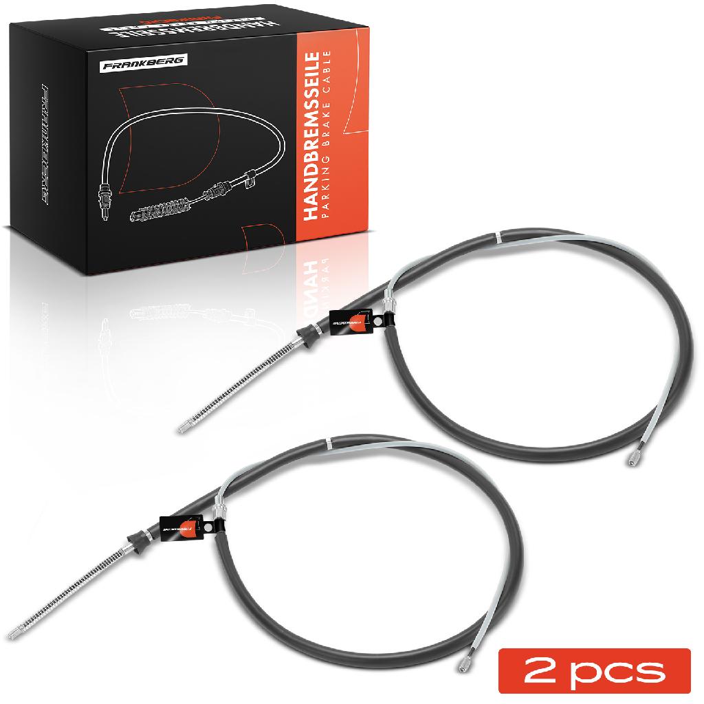 2x Seilzug Feststellbremse Hinterachse für Skoda Rapid Spaceback NH3 NK3 NK6