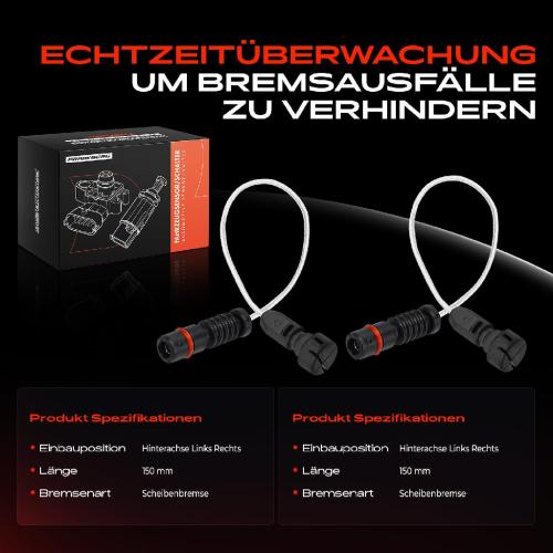 2x Warnkontakt Bremsbelagverschleiß Hinterachse für Mercedes-Benz T1 601 602 T2 Vario Bild 2x Warnkontakt Bremsbelagverschleiß Hinterachse für Mercedes-Benz T1 601 602 T2 Vario