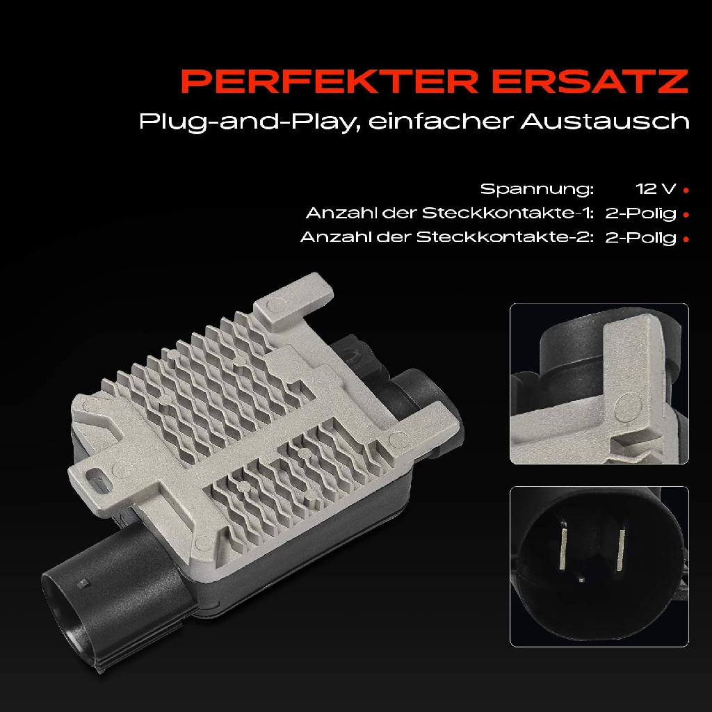 1x Widerstand Vorwiderstand Gebläsemotor für Ford Focus II Galaxy Volvo S80 II