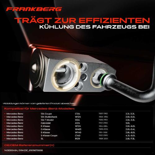 1x Expansionsventil Klimaanlage für Mercedes-Benz W124 S124 C124 W461 W463 W140 Bild 1x Expansionsventil Klimaanlage für Mercedes-Benz W124 S124 C124 W461 W463 W140