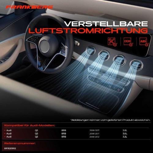 1x Luftdüse Armaturenbrett Vorne Rechts für Audi Q5 8RB 2008-2018 Bild 1x Luftdüse Armaturenbrett Vorne Rechts für Audi Q5 8RB 2008-2018