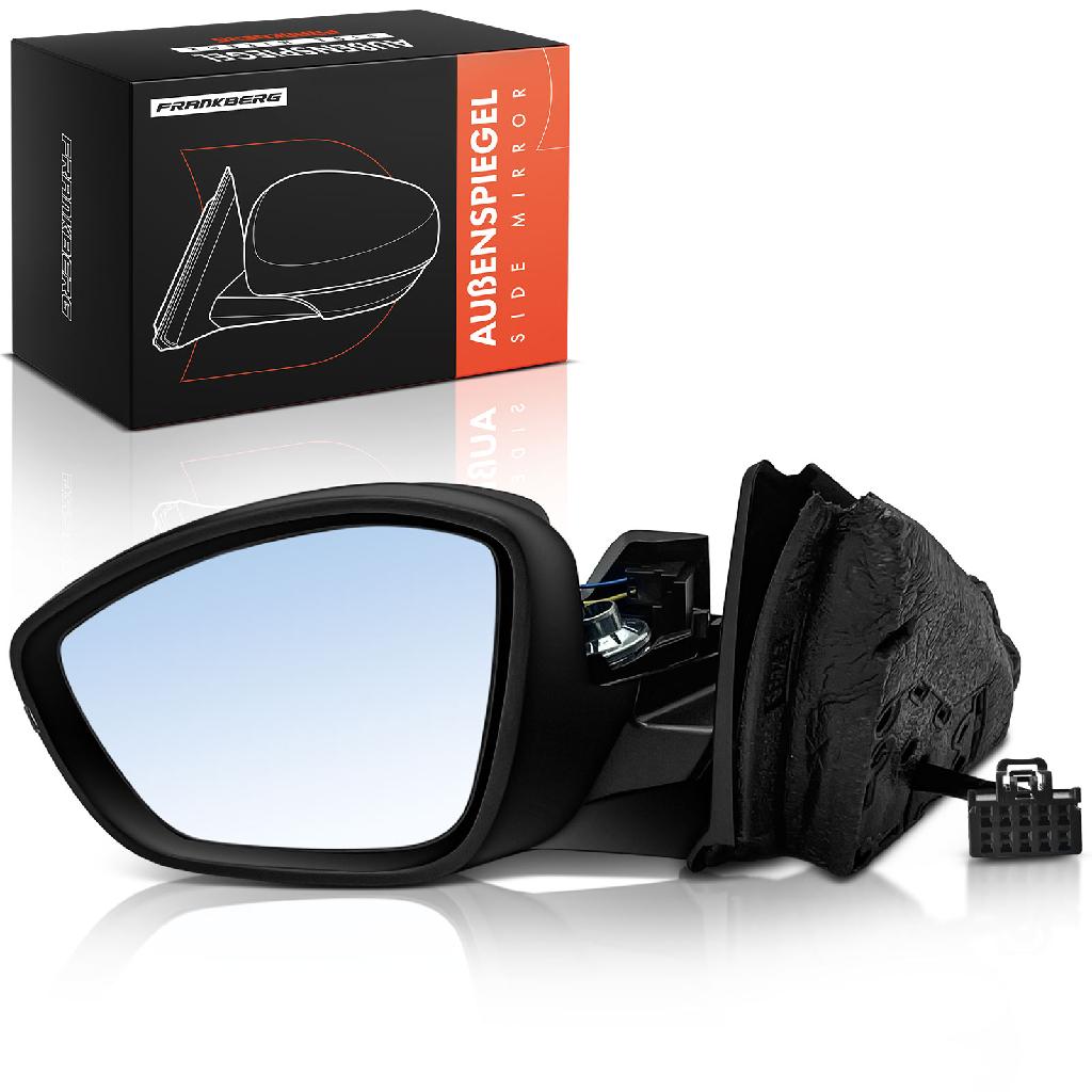 Frankberg 1x Außenspiegel Links für Opel Corsa F P2JO Peugeot 208 II UB UJ UP UW Bj ab 2019