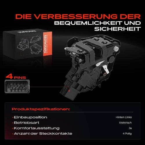 1x Türschloss Hinten Links für Land Rover Discovery III Van IV Freelander 2 Range Evoque Cabriolet Sport Bild 1x Türschloss Hinten Links für Land Rover Discovery III Van IV Freelander 2 Range Evoque Cabriolet Sport