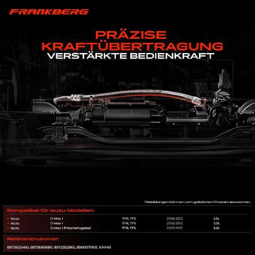 2x Seilzug Feststellbremse Hinterachse beidseitig für Isuzu D-Max I TFR TFS 2002-2012 Bild 2x Seilzug Feststellbremse Hinterachse beidseitig für Isuzu D-Max I TFR TFS 2002-2012