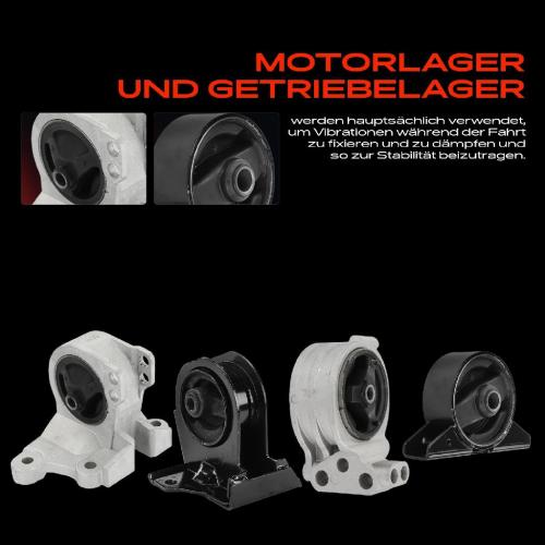 3x Motorlager Getriebelagerlager Rechts für Mitsubishi Galant VIII EA 2.4L Bild 3x Motorlager Getriebelagerlager Rechts für Mitsubishi Galant VIII EA 2.4L