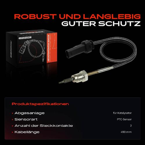 1x Abgastemperatursensor für Opel Astra K Kasten Kombi Sports Tourer B16 1.0L-1.6L Bild 1x Abgastemperatursensor für Opel Astra K Kasten Kombi Sports Tourer B16 1.0L-1.6L