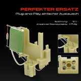 1x Widerstand Vorwiderstand Gebläsemotor für Opel Calibra A C89 Vectra A CC J89