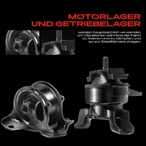 1x Getriebelagerlager Motorlager Links für Honda CR-V I RD 2.0L 1995-2002 Bild 1x Getriebelagerlager Motorlager Links für Honda CR-V I RD 2.0L 1995-2002