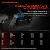 1x Widerstand Vorwiderstand Gebläsemotor für VW Golf III Vento Polo 6N Seat Ibiza Cordoba