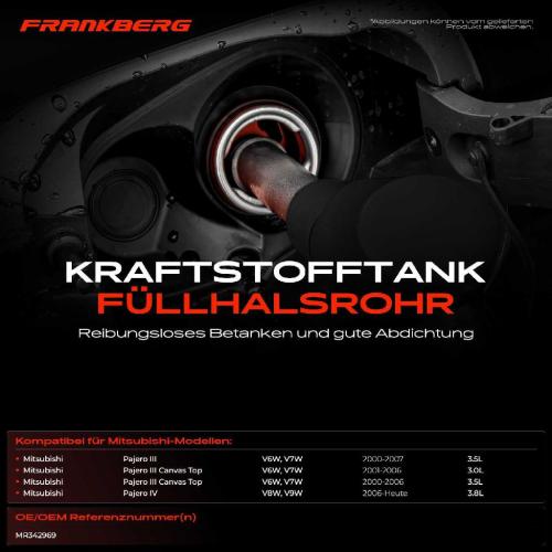 1x Kraftstoffeinfüllrohr Einfüllstutzen für Mitsubishi Pajero 3 V6W 4 V8W Bild 1x Kraftstoffeinfüllrohr Einfüllstutzen für Mitsubishi Pajero 3 V6W 4 V8W