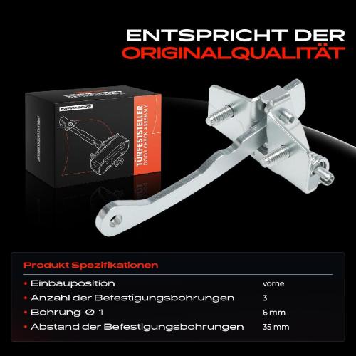 1x Türfeststeller Türfangband Türstopper Vorne für Renault Rapid Kasten/MPV Super 5 Bild 1x Türfeststeller Türfangband Türstopper Vorne für Renault Rapid Kasten/MPV Super 5