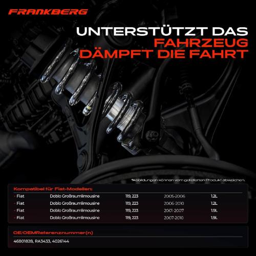 2x Fahrwerksfeder Vorderachse für Fiat Doblo MPV 119 223 1.2L 1.9L 2001-2010 Bild 2x Fahrwerksfeder Vorderachse für Fiat Doblo MPV 119 223 1.2L 1.9L 2001-2010