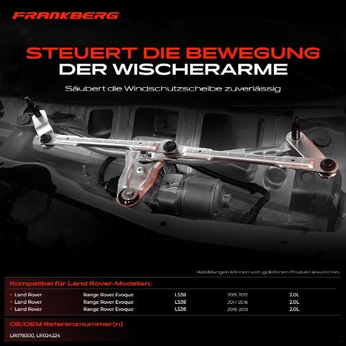 1x Wischergestänge Vorne für Land Rover Range Rover Evoque L538 2.0L Bild 1x Wischergestänge Vorne für Land Rover Range Rover Evoque L538 2.0L