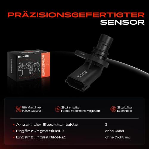 1x Kurbelwellensensor Impulsgeber für Porsche 718 Cayman 982 911 991 911 Targa Bild 1x Kurbelwellensensor Impulsgeber für Porsche 718 Cayman 982 911 991 911 Targa
