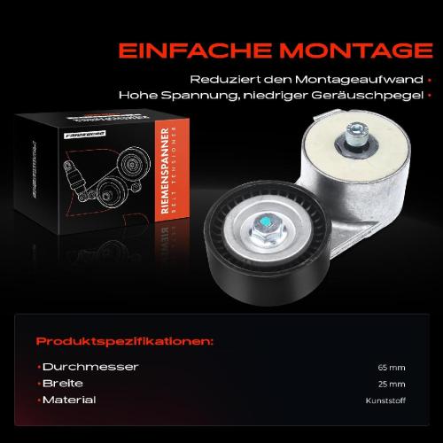 1x Spannrolle Riemenspanner für Alfa Romeo Giulietta Mito Fiat Punto Lancia Opel Bild 1x Spannrolle Riemenspanner für Alfa Romeo Giulietta Mito Fiat Punto Lancia Opel