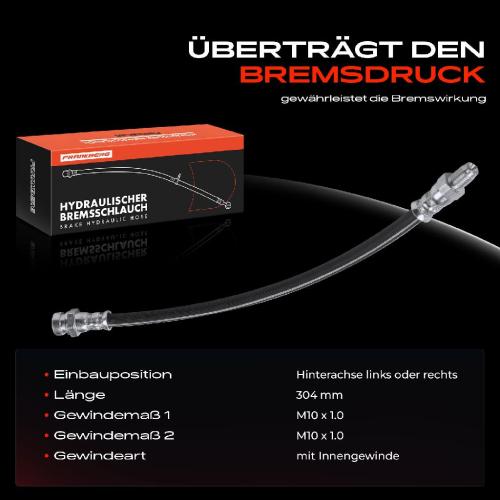 1x Bremsschlauch Bremsschläuche Hinterachse Links oder Rechts für Mitsubishi Lancer Outlander II Bild 1x Bremsschlauch Bremsschläuche Hinterachse Links oder Rechts für Mitsubishi Lancer Outlander II