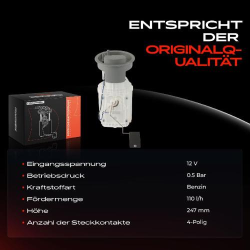 Frankberg 1x Kraftstoffpumpe für VW Bora Variant Golf IV Van New Beetle Cabriolet Audi A3 Seat Leon Toledo II Skoda Bild Frankberg 1x Kraftstoffpumpe für VW Bora Variant Golf IV Van New Beetle Cabriolet Audi A3 Seat Leon Toledo II Skoda