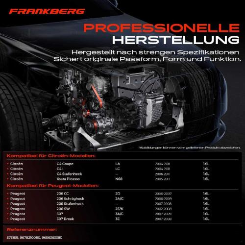 1x Spannrolle Riemenspanner für Citroën Berlingo C4 I Xsara 206 307 Partner 1.6L Bild 1x Spannrolle Riemenspanner für Citroën Berlingo C4 I Xsara 206 307 Partner 1.6L