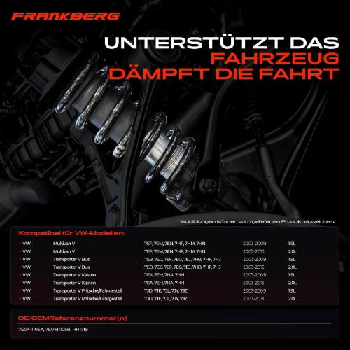 2x Fahrwerksfeder Vorderachse für VW Transporter V Multivan V 1.9L 2.0L 2003-2015 Bild 2x Fahrwerksfeder Vorderachse für VW Transporter V Multivan V 1.9L 2.0L 2003-2015